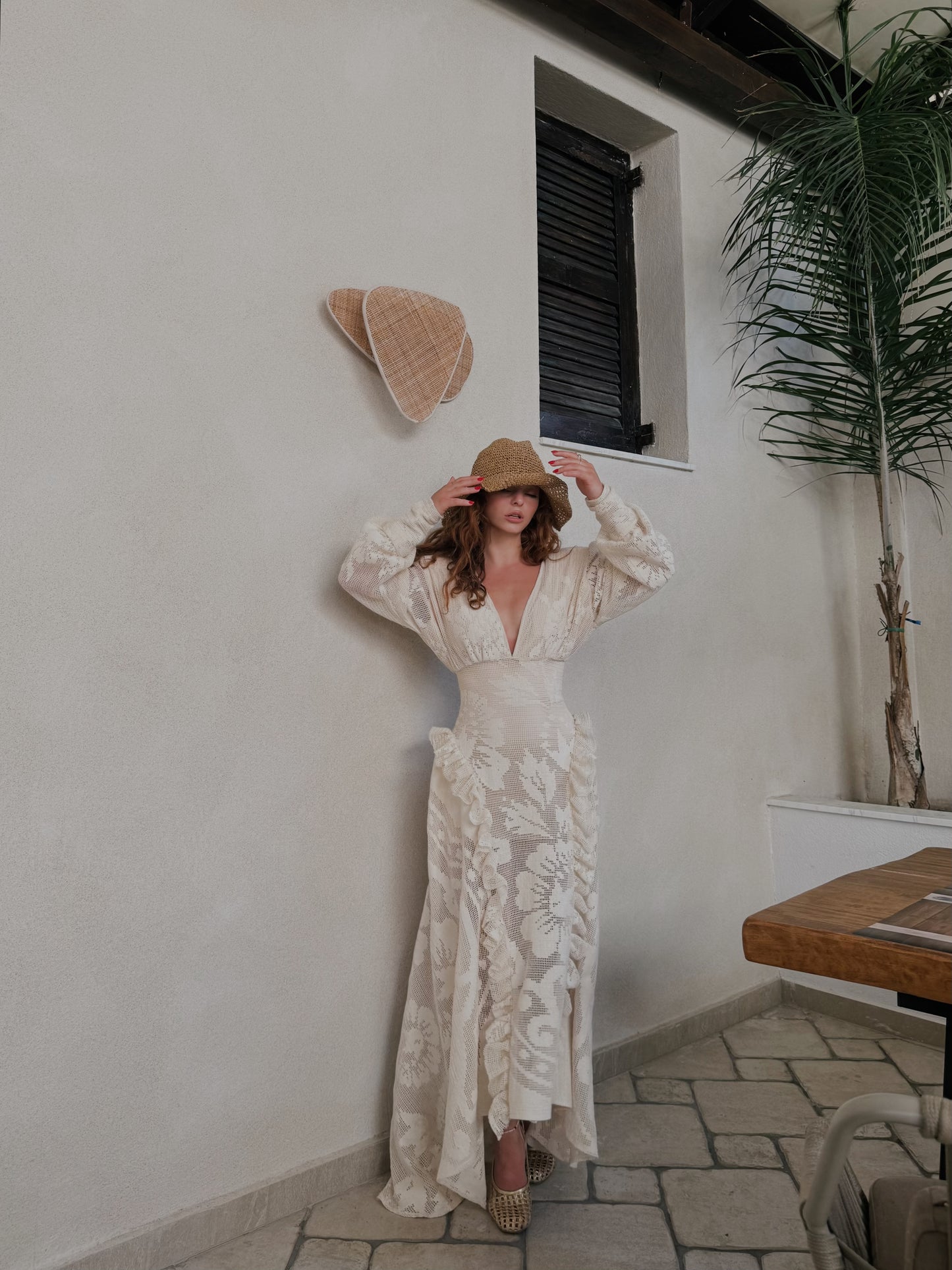 Handmade midi dress
