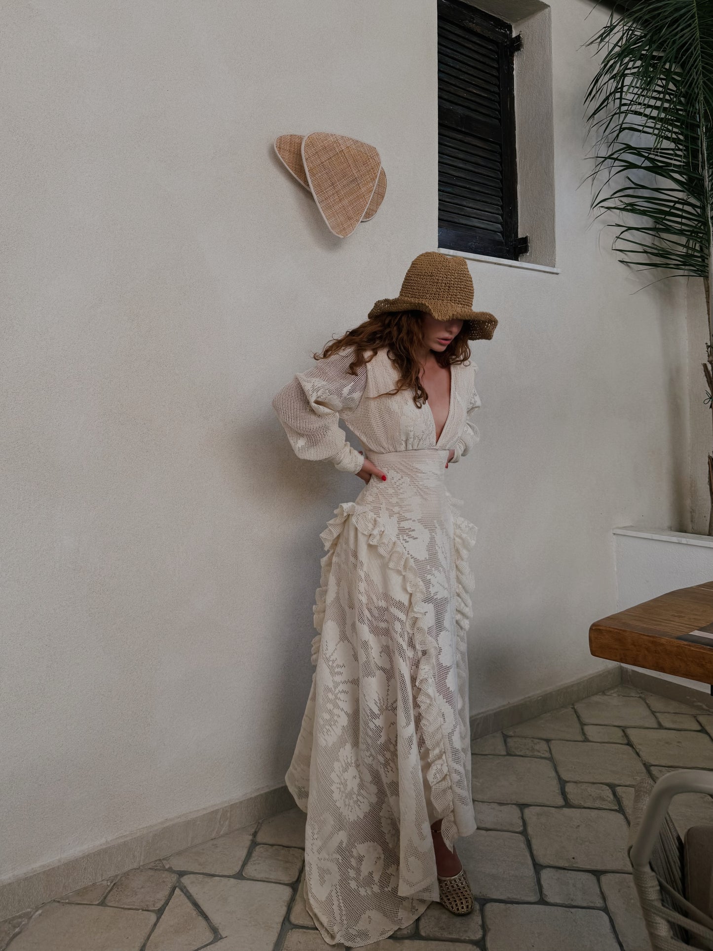 Handmade midi dress
