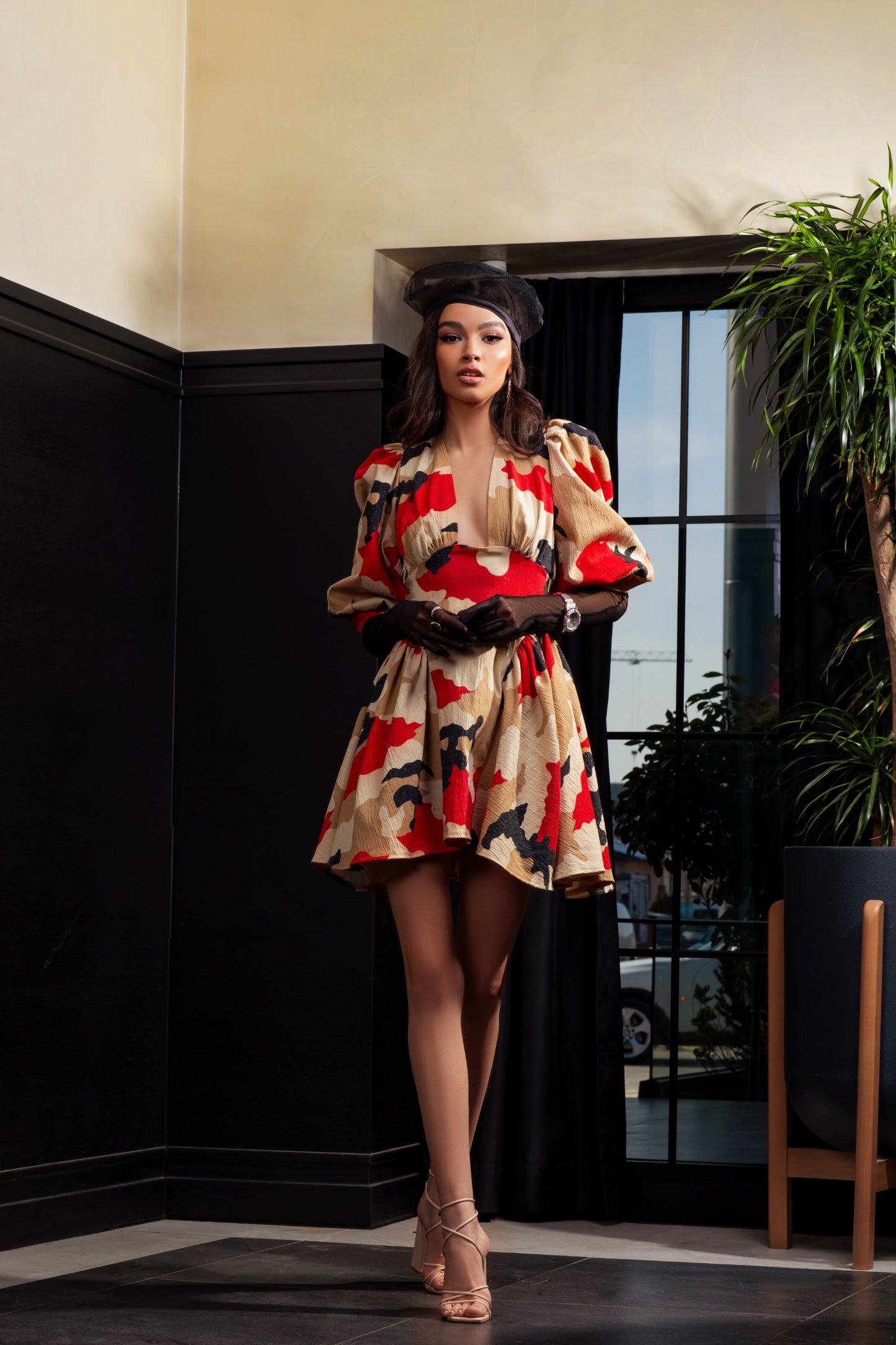 Bold bloom dress