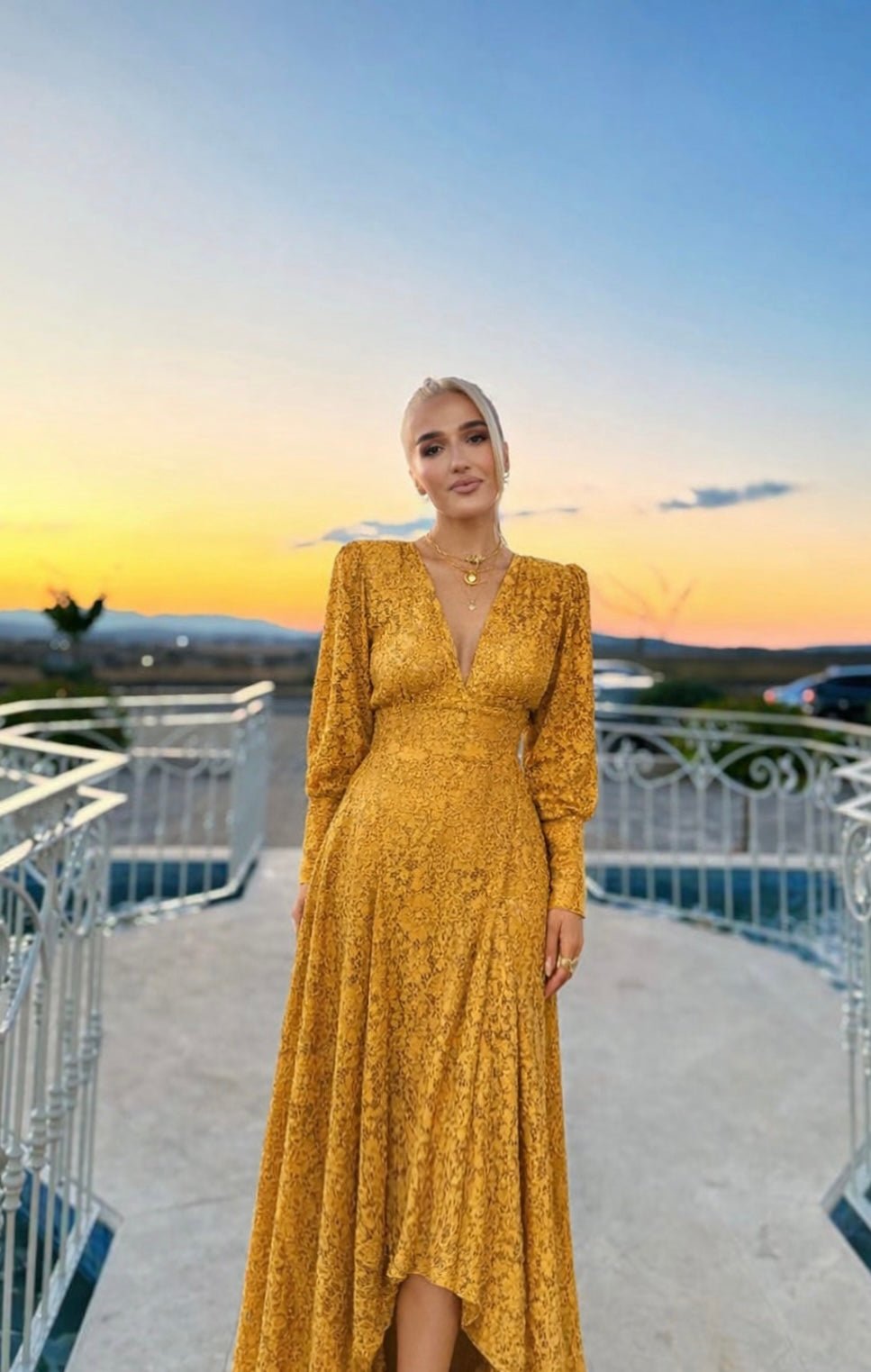 Brielle Lace Midi Dress - BETTINA