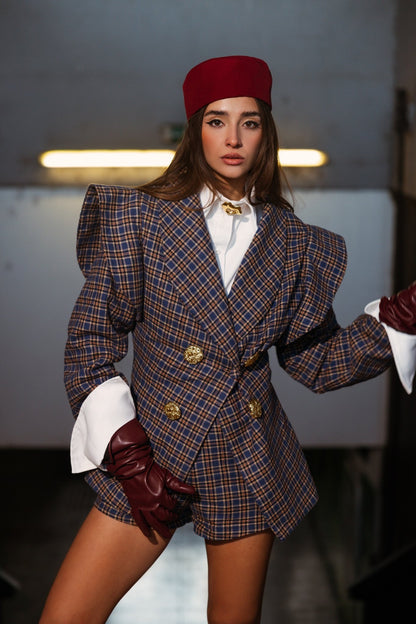 Valenza Plaid Set - BETTINA