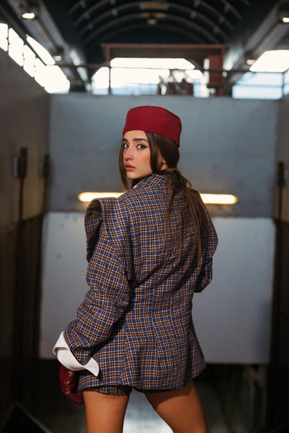 Valenza Plaid Set - BETTINA