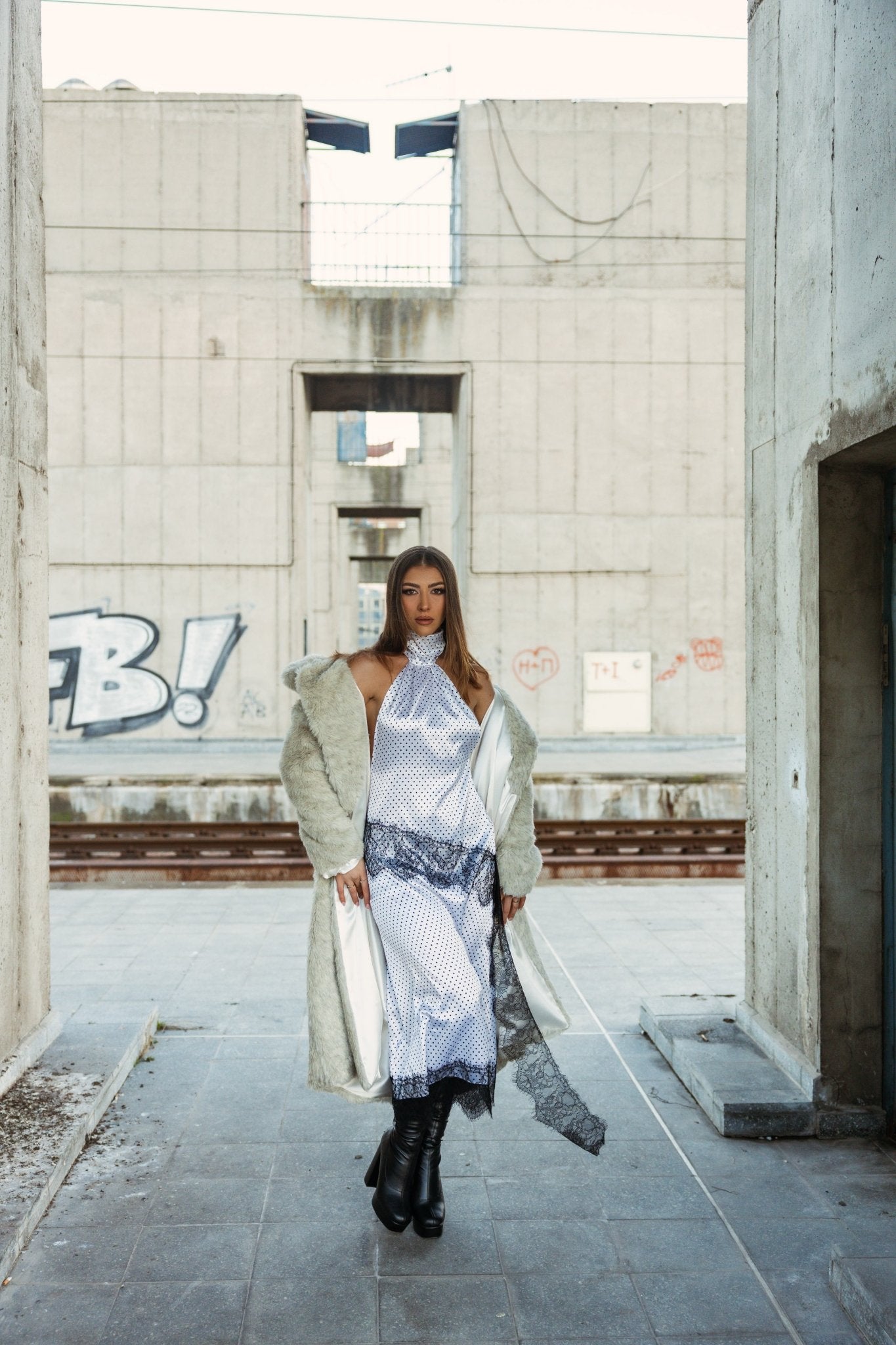 Céleste Polkadot dress - BETTINA