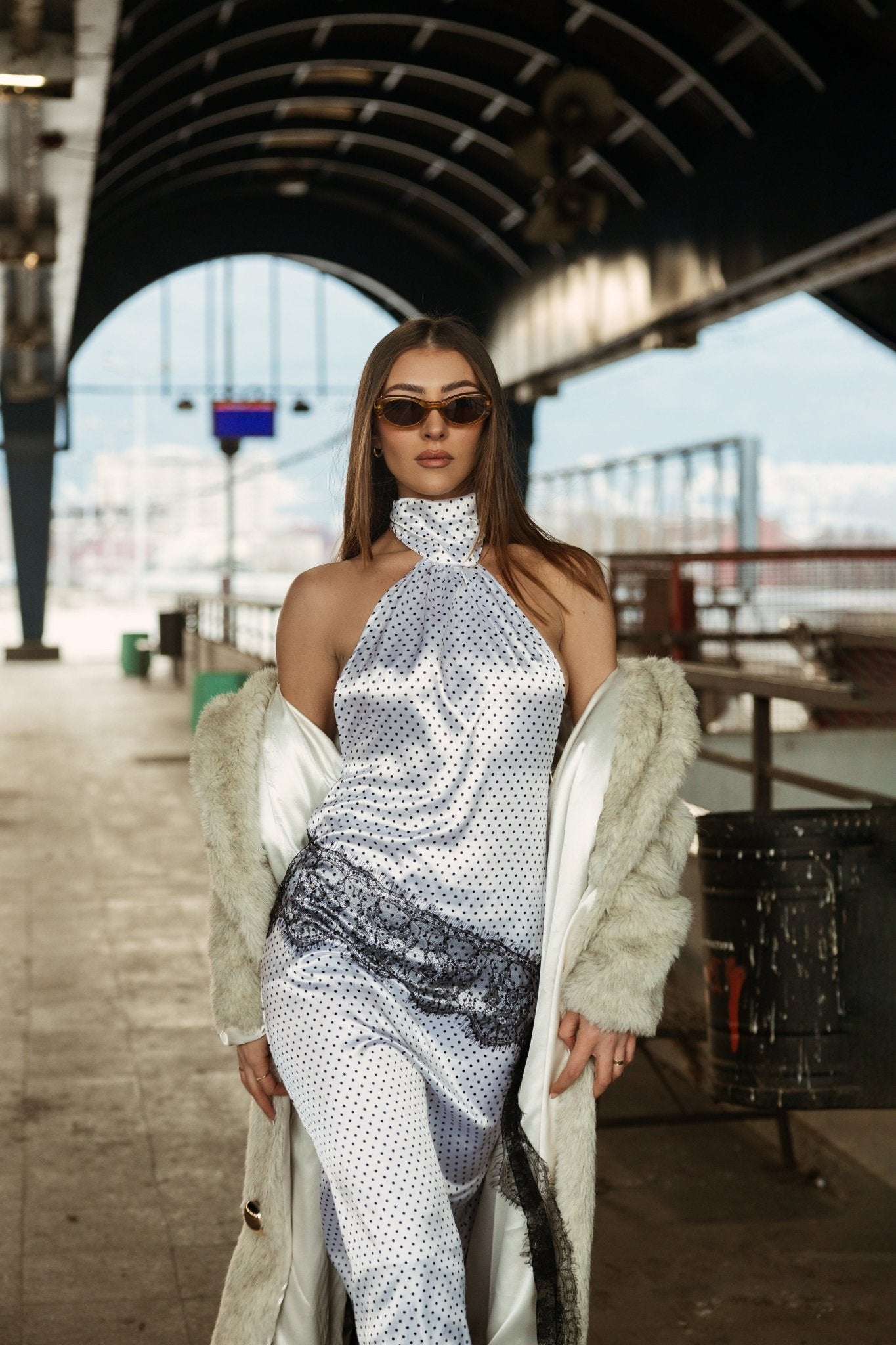 Céleste Polkadot dress - BETTINA