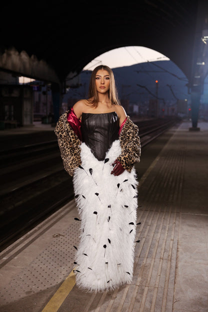 OBSIDIAN PLUME Dress - BETTINA