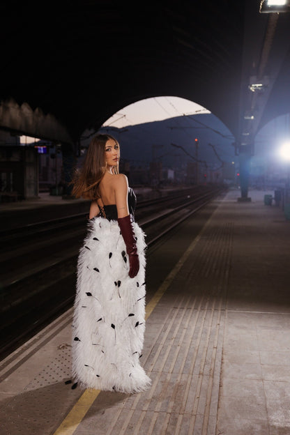 OBSIDIAN PLUME Dress - BETTINA