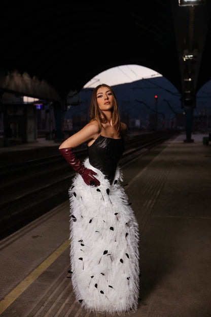 OBSIDIAN PLUME Dress - BETTINA