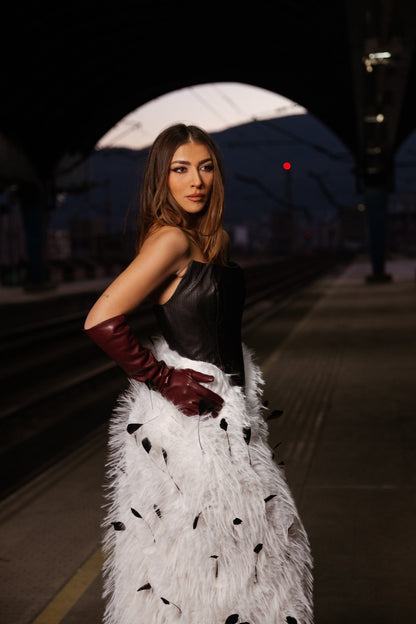 OBSIDIAN PLUME Dress - BETTINA