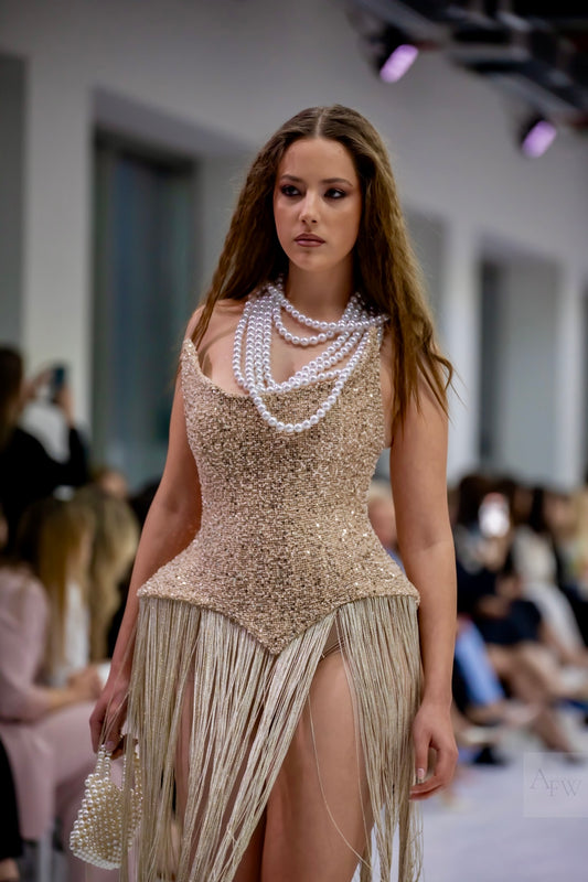 Golden Fringes Dress - BETTINA by BETTINA OFFICIAL