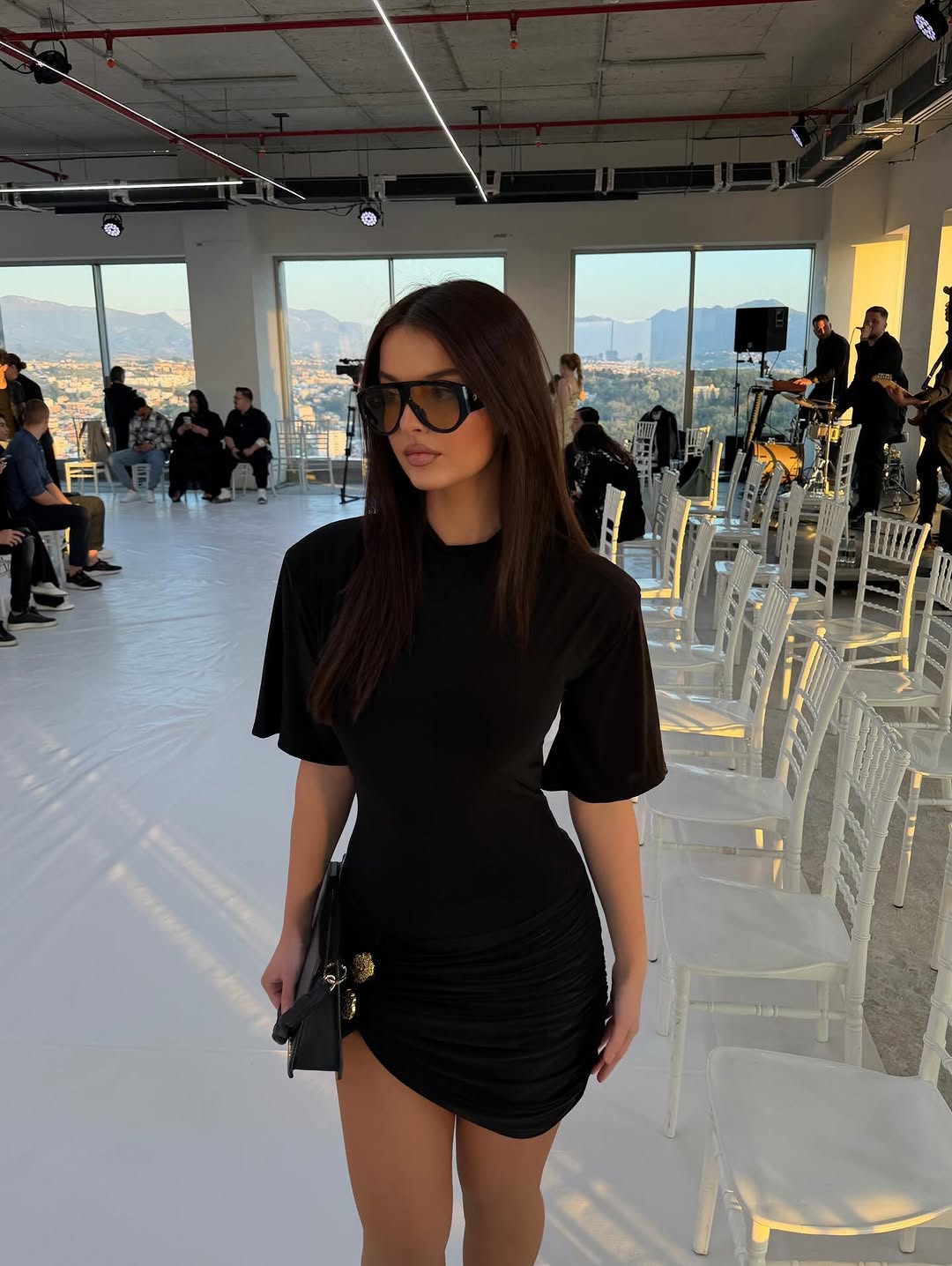 Aura Black Dress - BETTINA