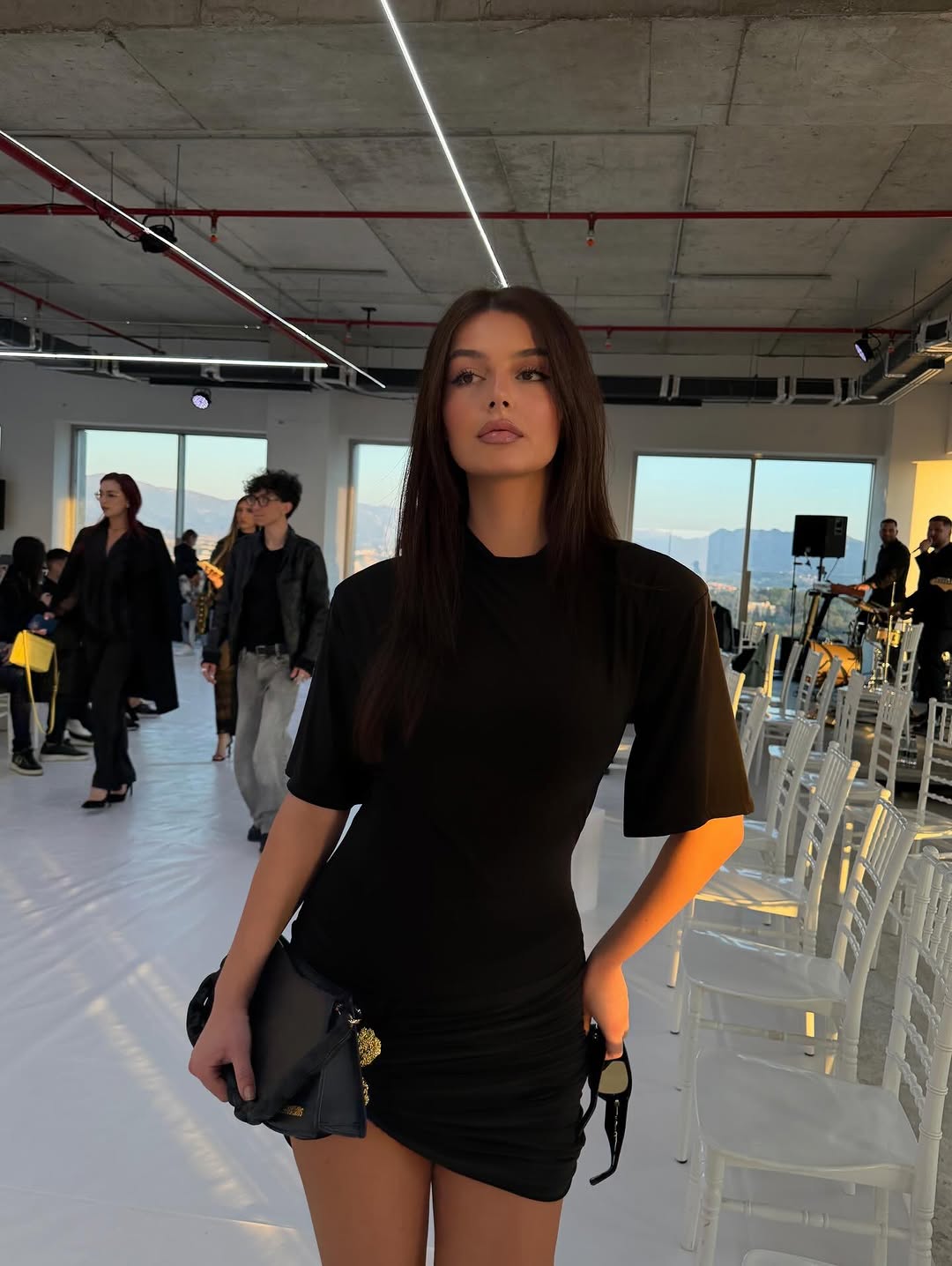 Aura Black Dress - BETTINA