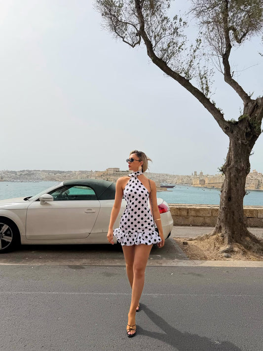 Monaco Polkadot Dress - BETTINA by BETTINA OFFICIAL