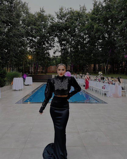 Black Mermaid Dress
