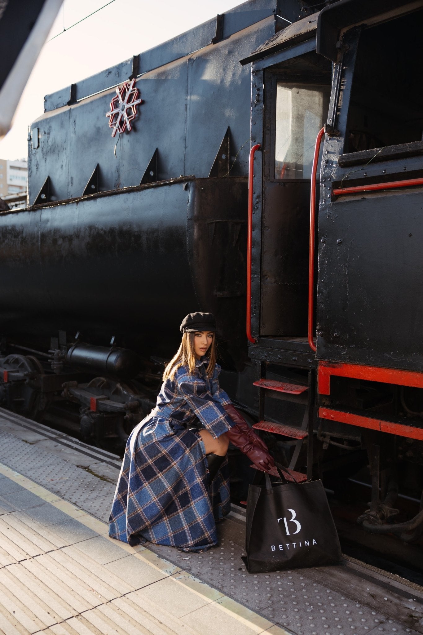 Néssa Midnight Tartan Set - BETTINA