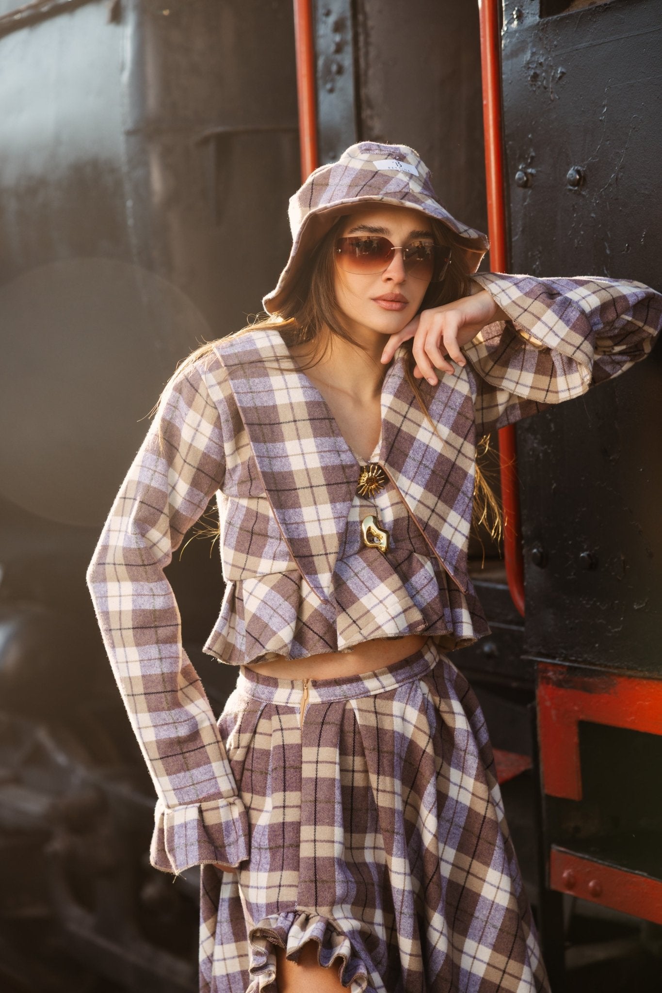 Kateriné Tartan Set - BETTINA