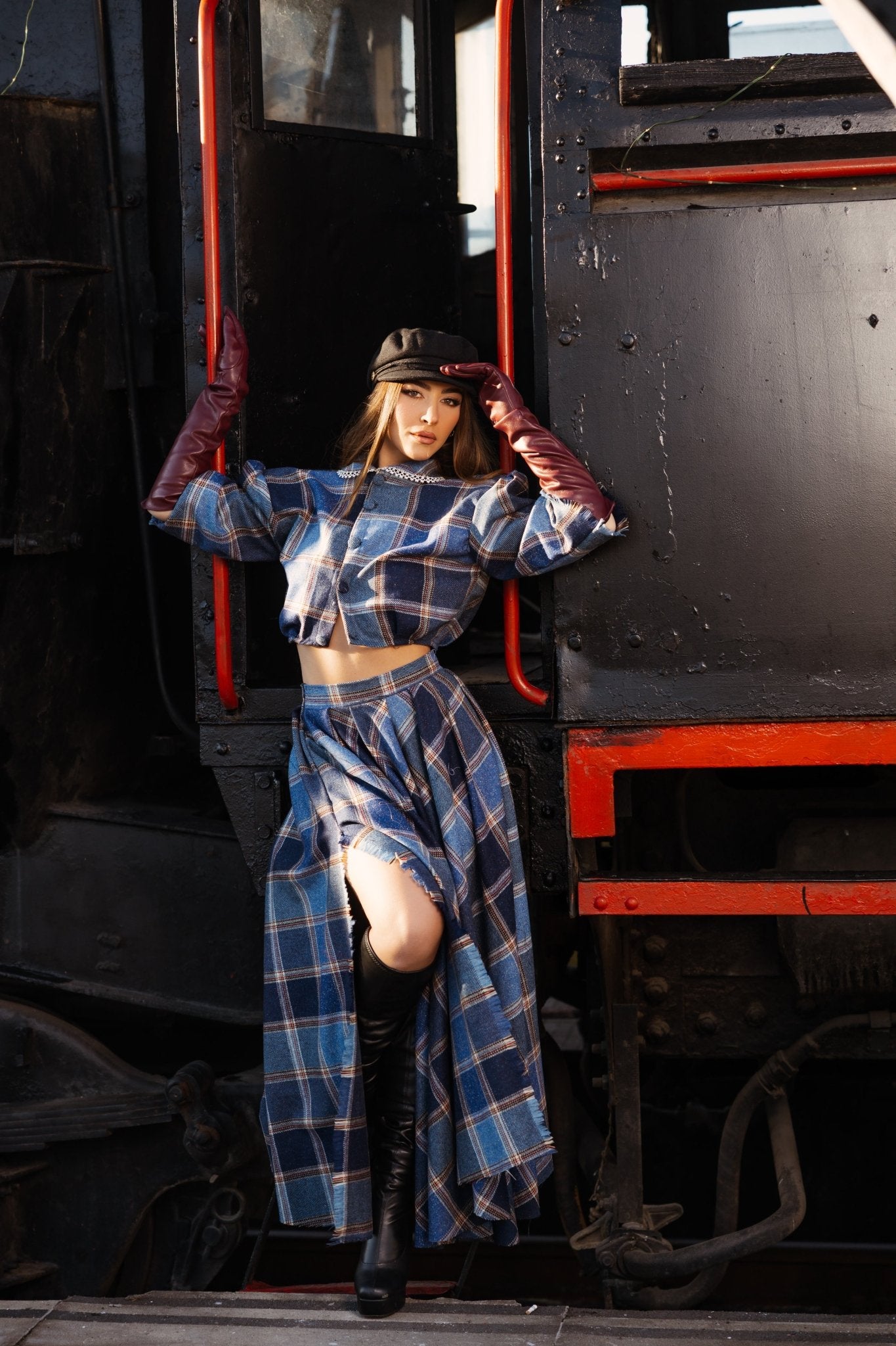 Néssa Midnight Tartan Set - BETTINA