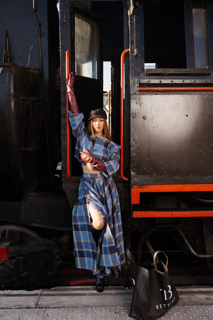 Néssa Midnight Tartan Set - BETTINA